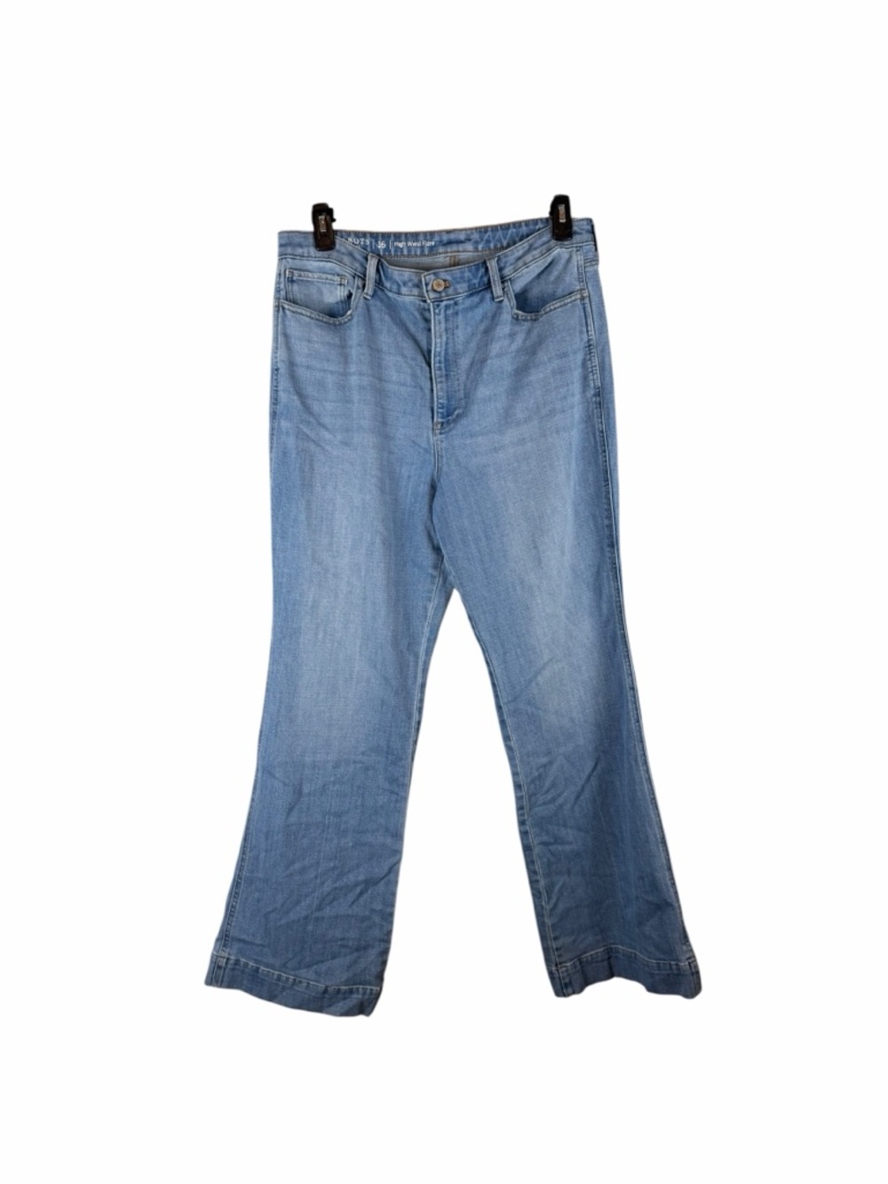Talbots Flawless High Waist Flare Jeans Light Wash Size 16